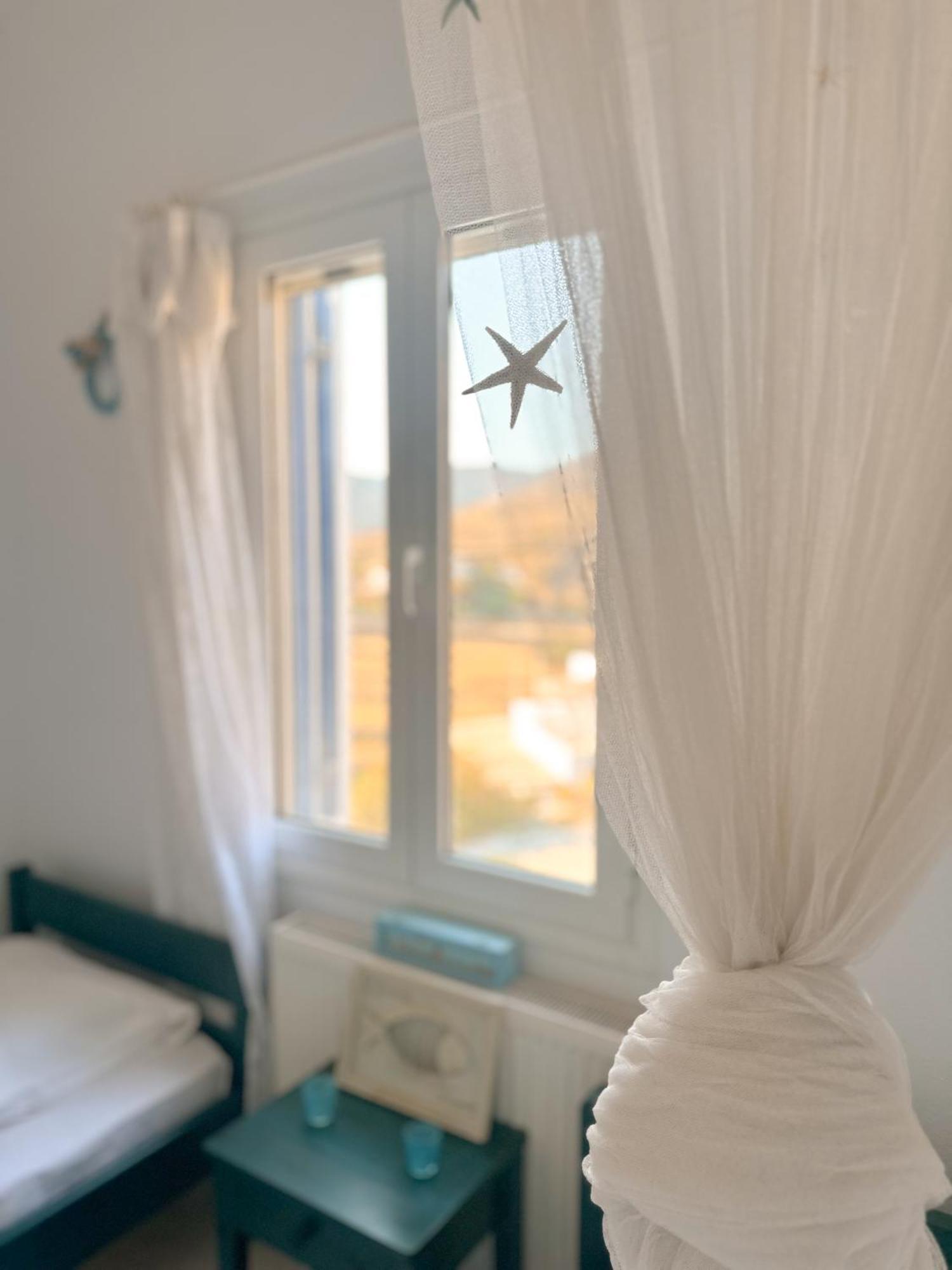 Villa Blue Orison House Tinos For 5 Persons With Seaview Perastra Exterior foto