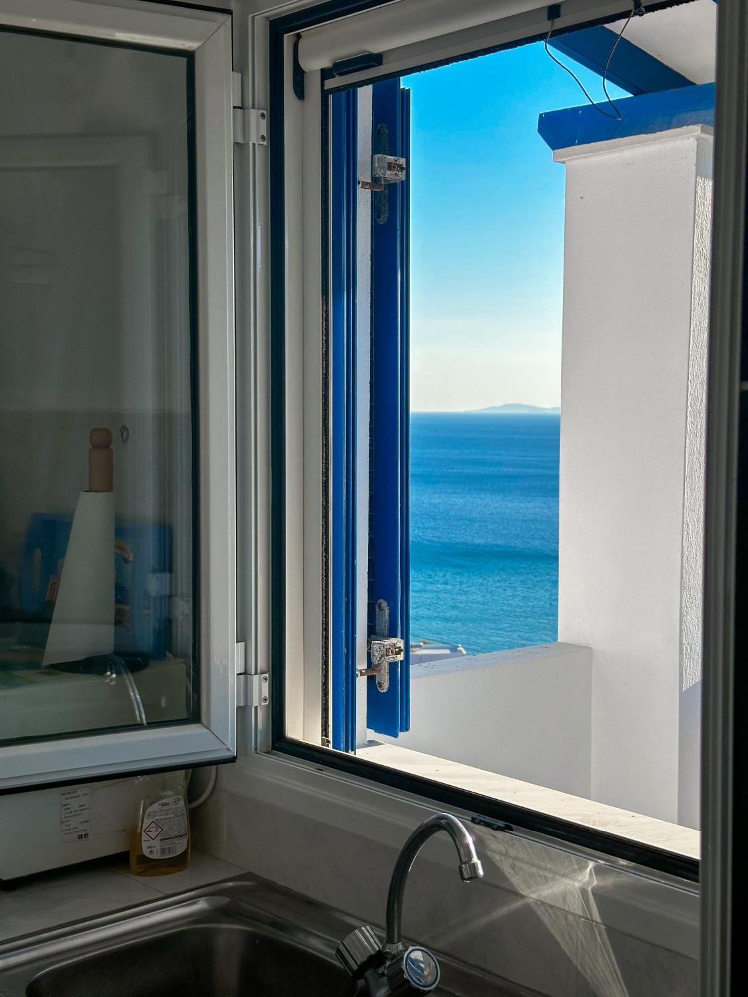 Villa Blue Orison House Tinos For 5 Persons With Seaview Perastra Exterior foto