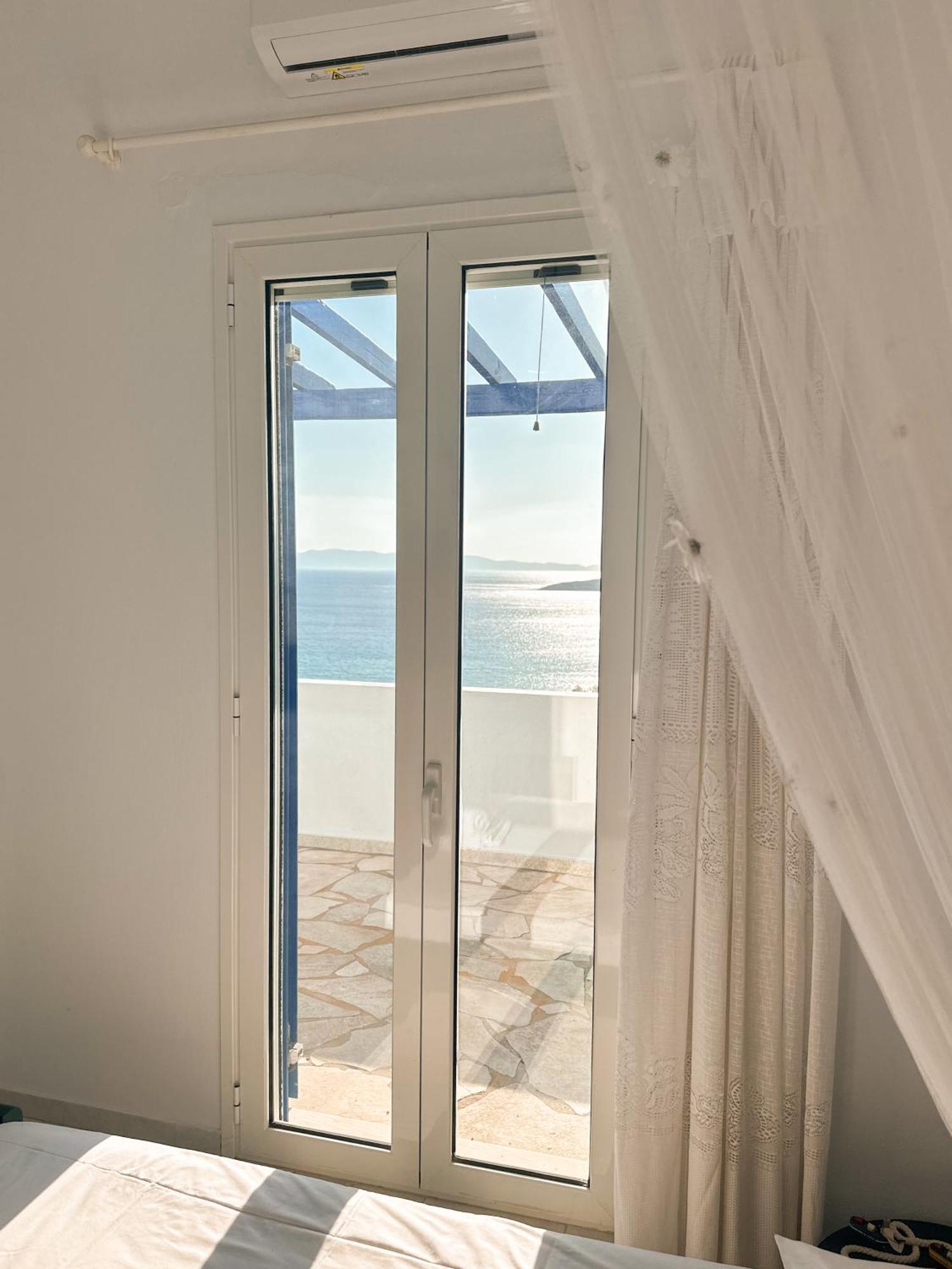 Villa Blue Orison House Tinos For 5 Persons With Seaview Perastra Exterior foto